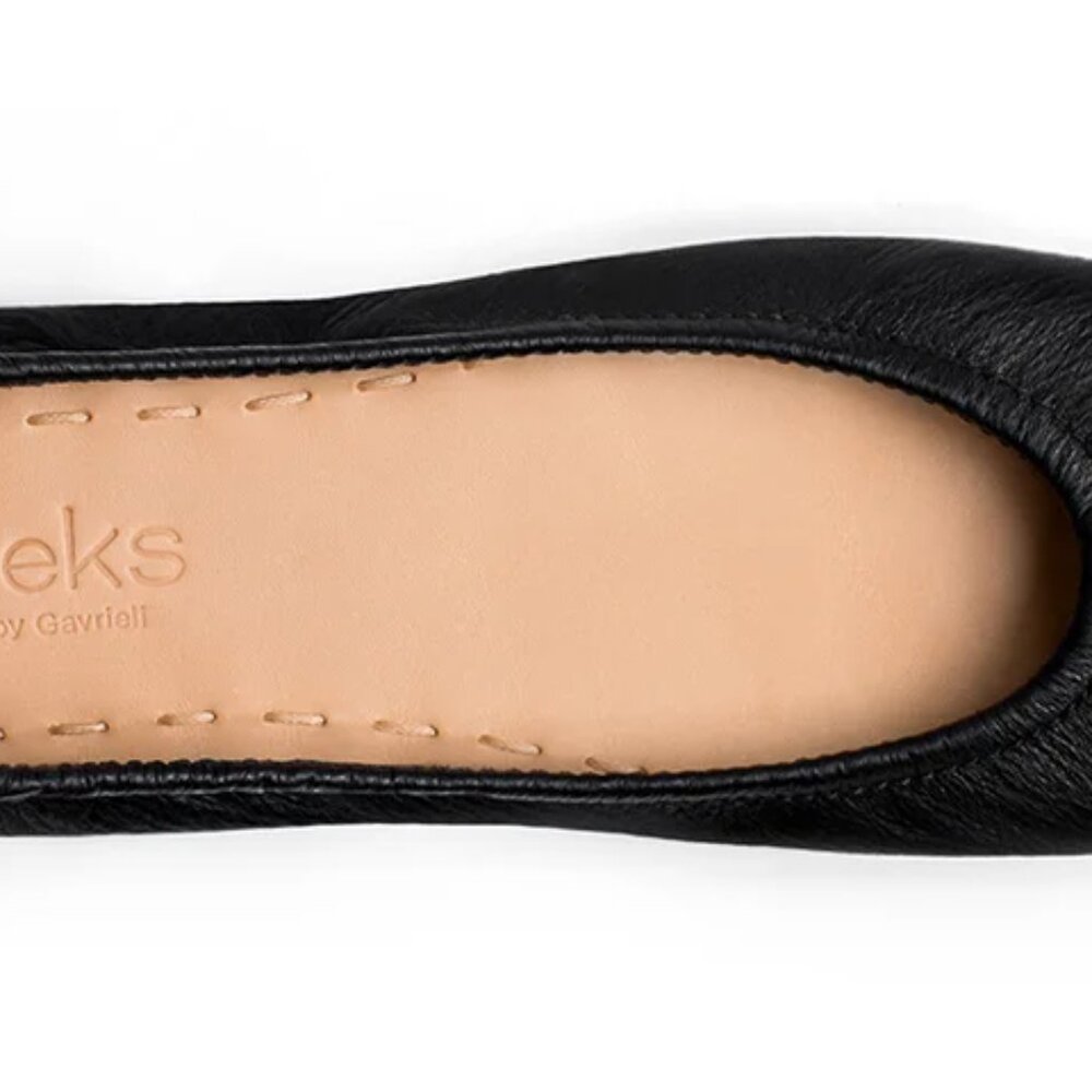 Tieks by Gavrieli black ballet flat shoes sz 6 new in box - Picture 14 of 14